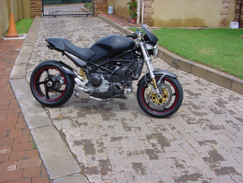Preview: QD-EXHAUST Ducati Monster S4R (2004–2006) – Ex-Box Exhaust System Stainless – fitted to the motorcycle