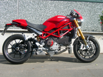 QD-EXHAUST Ducati Monster S4RS (2007) – Ex-Box Exhaust System Stainless – fitted to the motorcycle