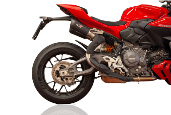 QD-EXHAUST Ducati Panigale/Streetfighter V2 (from 2025) – Slip-on Dark Matter – detail view