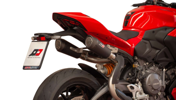 QD-EXHAUST Ducati Panigale/Streetfighter V2 (from 2025) – Slip-on Dark Matter – detail view