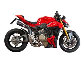 Preview: QD-EXHAUST Ducati Panigale/Streetfighter V4 (from 2025) – Full System Racing – fitted to the motorcycle