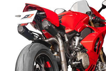 QD-EXHAUST Ducati Panigale V4 (2022–2024) – Semi-Komplettanlage Racing – Detailansicht