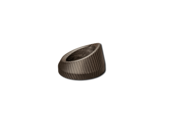 QD-EXHAUST Endkappe Carbon Ø 100 mm – Gunshot Dark Matter / Titanium Carbon – Produktfoto