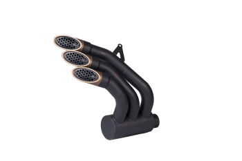 QD-EXHAUST MV Agusta 675/800 (Euro 4/5) – Slip-on Power Gun Dark Bronze – Produktfoto