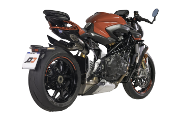 Preview: QD-EXHAUST MV Agusta Brutale 1000 RR/RS – Slip-on Power Gun Titan – am Motorrad