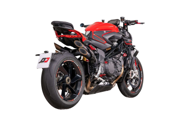 Preview: QD-EXHAUST MV Agusta Brutale 1000 RR/RS – Slip-on Power Gun Dark Bronze – am Motorrad