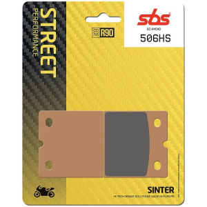 Pastiglie freno sinterizzate SBS 506HS Street Sinter