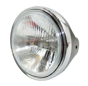 Faro H4 Classic nero, 200 mm – Moto Guzzi V7 GT Ambassador