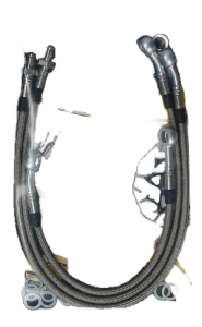 Kit tubi freno in treccia anteriori Spiegler 3 pezzi – Moto Guzzi 850 Le Mans 2/3