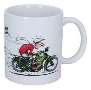 Tazza Stein-Dinse «100 anni Moto Guzzi» di Holger Aue, 340 ml