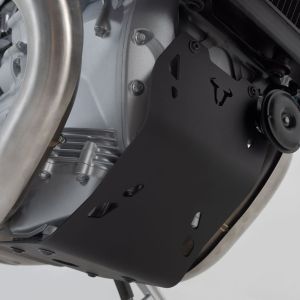 Preview: SW-Motech Motorschutz Aluminium, schwarz – Moto Guzzi V100 Mandello / S