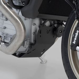 Preview: SW-Motech Motorschutz Aluminium, schwarz – Moto Guzzi V100 Mandello / S