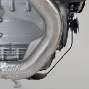 SW-Motech engine guard aluminium, black – Moto Guzzi V100 Mandello / S