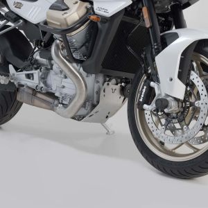 Preview: SW-Motech Motorschutz Aluminium, silber – Moto Guzzi V100 Mandello / S