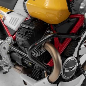SW-Motech Sturzbügel, schwarz – Moto Guzzi V85 TT, Travel, Strada (bis 2024)