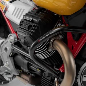 Preview: SW-Motech Sturzbügel, schwarz – Moto Guzzi V85 TT, Travel, Strada (bis 2024)