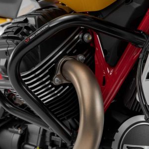 Preview: SW-Motech Sturzbügel, schwarz – Moto Guzzi V85 TT, Travel, Strada (bis 2024)