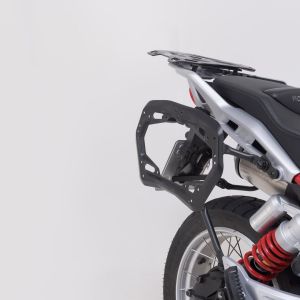 SW-Motech TRAX ADV Koffersystem 37/45 l, silber – Moto Guzzi V85 TT, Travel, Strada (ab 2024)