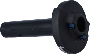 Comando gas Tommaselli Racing, monocavo, alluminio nero – Aprilia AF1 250