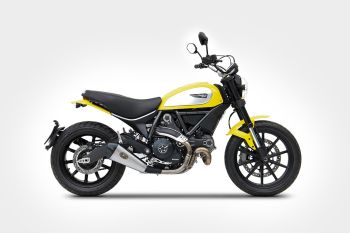 ZARD Basso Slip-on tief gelegt Edelstahl für Ducati Scrambler 800