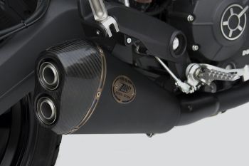ZARD Basso Slip-on tief gelegt Edelstahl für Ducati Scrambler 800