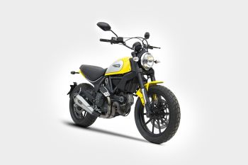 Preview: ZARD Basso Slip-on tief gelegt Edelstahl für Ducati Scrambler 800