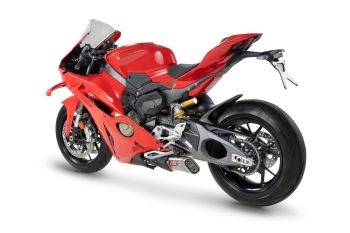 Preview: ZARD Compensed Slip on Kit Edelstahl mit Titan-Dämpfer für Ducati Panigale V4