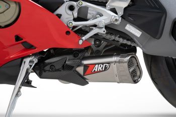 Preview: ZARD Compensed Slip on Kit Edelstahl mit Titan-Dämpfer für Ducati Panigale V4