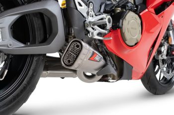 ZARD Compensed Slip on Kit Edelstahl mit Titan-Dämpfer für Ducati Panigale V4
