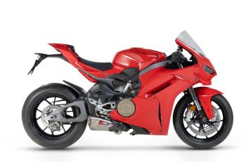 ZARD Compensed Slip on Kit Edelstahl mit Titan-Dämpfer für Ducati Panigale V4