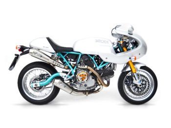 Preview: ZARD Full Kit 2-2 Edelstahl mit Titan-Dämpfer für Ducati Sport Classic / Paul Smart / Classic 1000