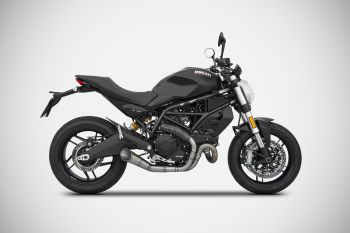Preview: ZARD Konisch Full Kit 2-1 Edelstahl für Ducati Monster 797