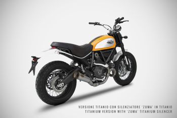 Preview: ZARD Krümmer Replica Titan für Ducati Monster 797