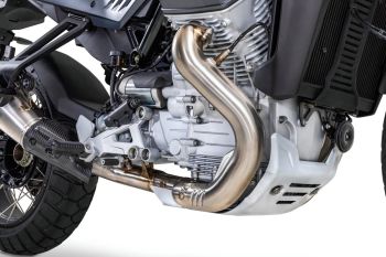 Preview: ZARD Racing header decat stainless steel for Moto Guzzi Stelvio