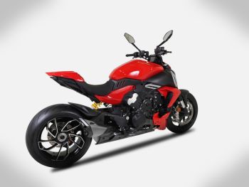 ZARD Mako Slip-on Edelstahl mit Titan-Dämpfer für Ducati Diavel V4