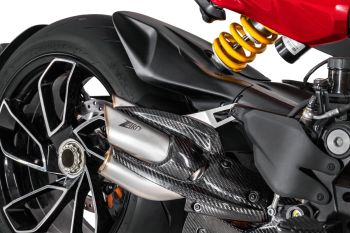 Preview: ZARD Predator Slip-on Kit Edelstahl für Ducati Diavel V4