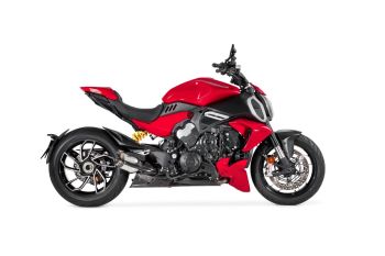 Preview: ZARD Predator Slip-on Kit Edelstahl für Ducati Diavel V4