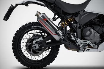 Preview: ZARD Sabbia Slip on 2-1 Edelstahl für Ducati DesertX