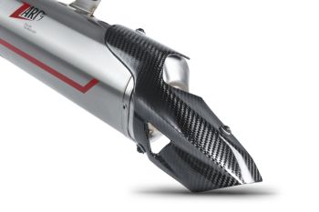 Preview: ZARD Sabbia slip-on 2-1 stainless steel for Aprilia Tuareg 660