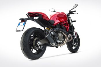 Preview: ZARD Slip-on 2-1 Carbon für Ducati Monster 821
