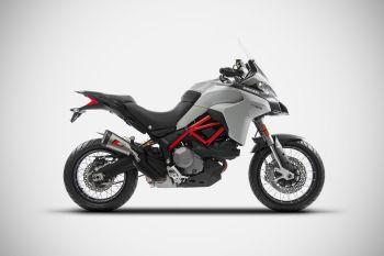 ZARD Slip-on 2-1 Edelstahl mit Titan-Dämpfer für Ducati Multistrada 950