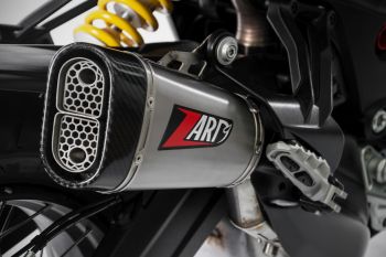 Preview: ZARD Slip-on 2-1 Edelstahl mit Titan-Dämpfer für Ducati Multistrada 950