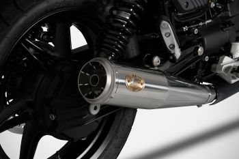 Preview: ZARD Slip-on 2-2 polished stainless steel for Moto Guzzi V7 850