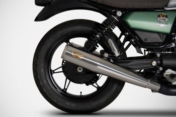 ZARD Slip-on 2-2 Edelstahl poliert für Moto Guzzi V7 850