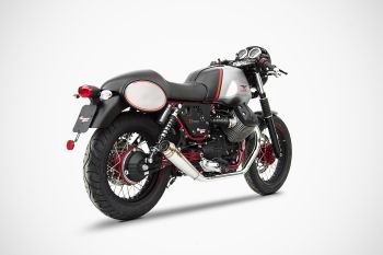 Preview: ZARD Slip-on 2-2 Edelstahl für Moto Guzzi V7 II Racer