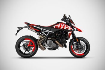 ZARD Slip on 2-2 GT Euro 4/5 Edelstahl für Ducati Hypermotard 950 / SP
