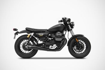 Preview: ZARD Slip-on 2-2 long stainless steel for Moto Guzzi V9 Bobber / Roamer