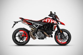 ZARD Slip on 2-2 Top Gun Edelstahl für Ducati Hypermotard 950 / SP