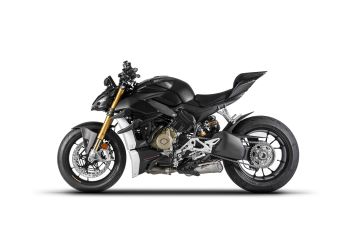Preview: ZARD Slip on 4-2 Edelstahl mit Titan-Dämpfer für Ducati Streetfighter V4 / V4S
