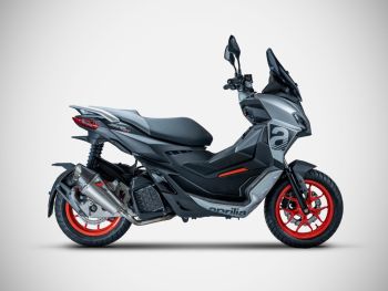 ZARD Slip-on titanium with carbon end cap for Aprilia SR GT 200